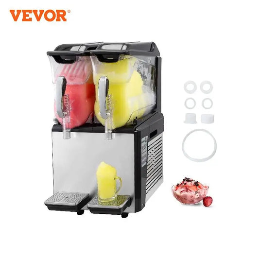 VEVOR 10L 20L 30L Slushie Machine Commercial Ice-Cool Juice Smoothie Slush Maker Frozen Drink