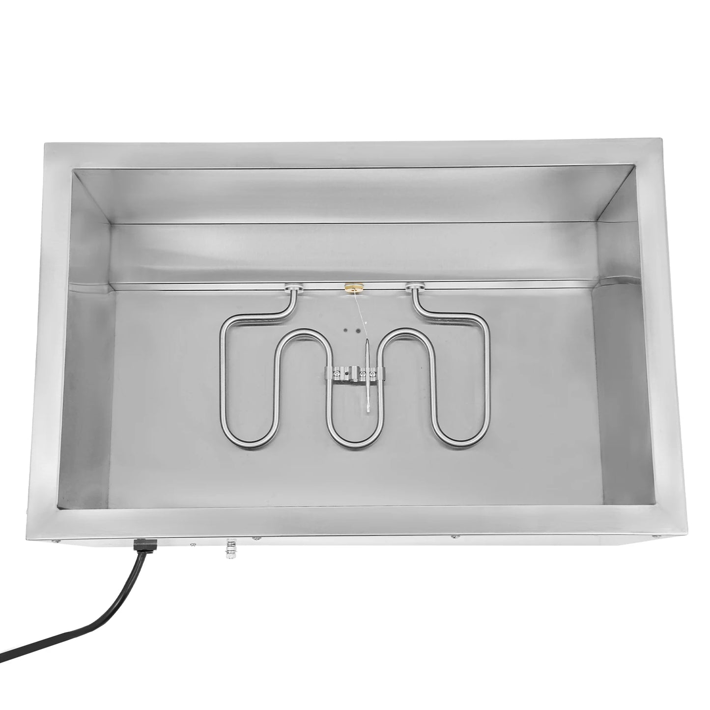 Electric 4-pan Food Warmer Commercial Stainless Steel Buffet Server Adjustable