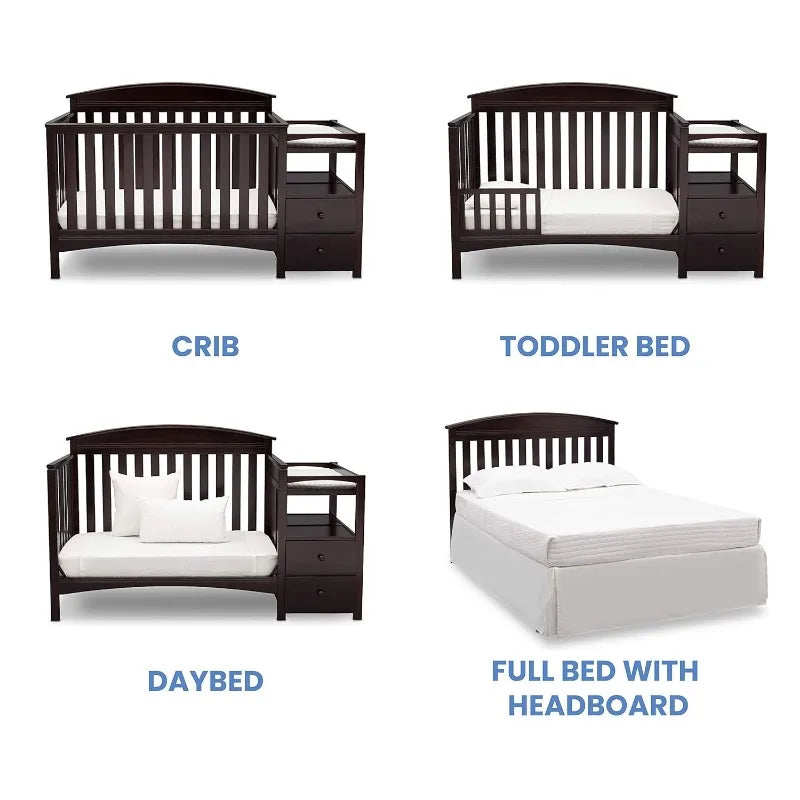 Abby Convertible Crib and Changer