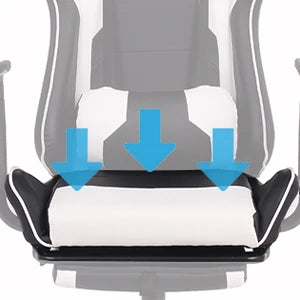 OC1688-WhiteA Racing Gaming Chair, White