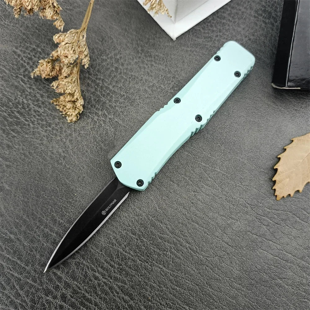 440C Blade Mini A07 Pocket Folding Knife Sharp /Survival EDC Tools Zinc Alloy Handles