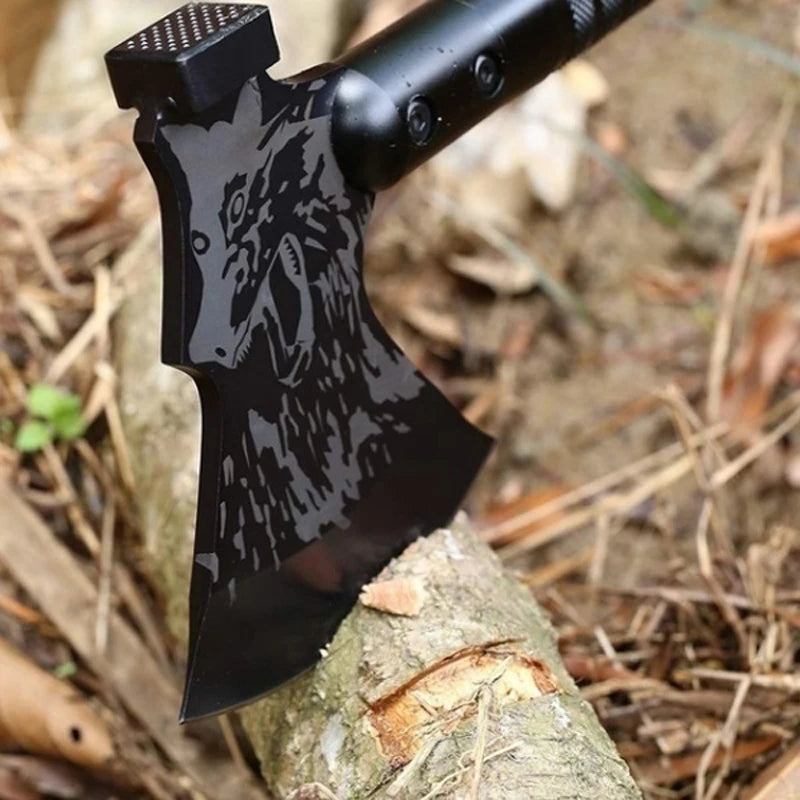 Survival Camping Axe Foldable Tactical Axe Multi Tool Kit Emergency Gear Tomahawk Wild Hatchet AX