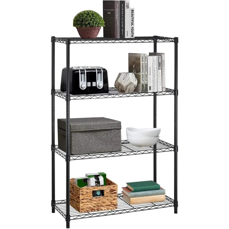 Storage Shelves 2100Lbs Capacity, 6-Shelf on Casters 48" L×18" W×72" H Commercial Wire Shelving Unit