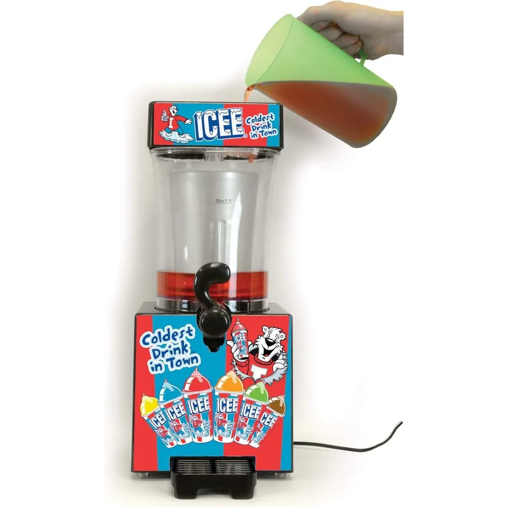 Genuine ICEE Brand Counter-Top Sized ICEE Slushie/Spins Pre-Chilled Ingredients into ICEE Slushies!