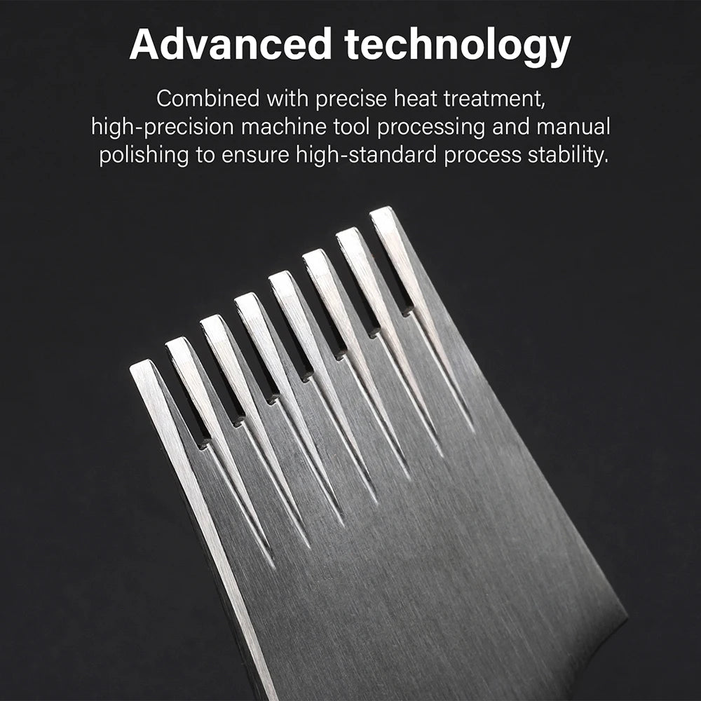 WUTA 1pc High Quality Sharp Leather Chisel French Style Pricking Iron Die-steel/ Punching Tool