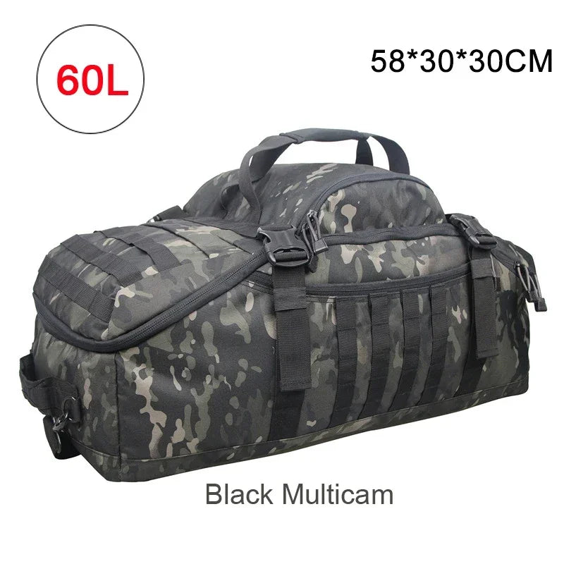 40L 60L 80L Molle Tactical Backpack Large Duffle Bags for Camping Hunting Fishing