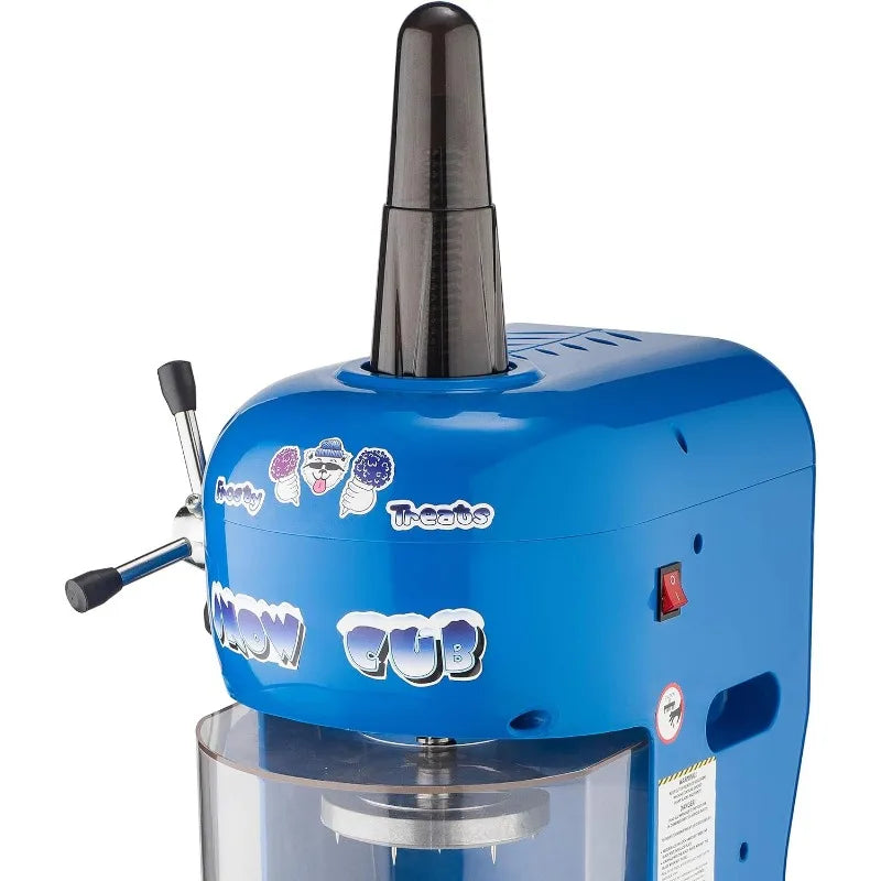 Snow Cone Machine - Electric Block Ice Shaver/Snow w/Adjustable Blades, Great Northern Popcorn Co.