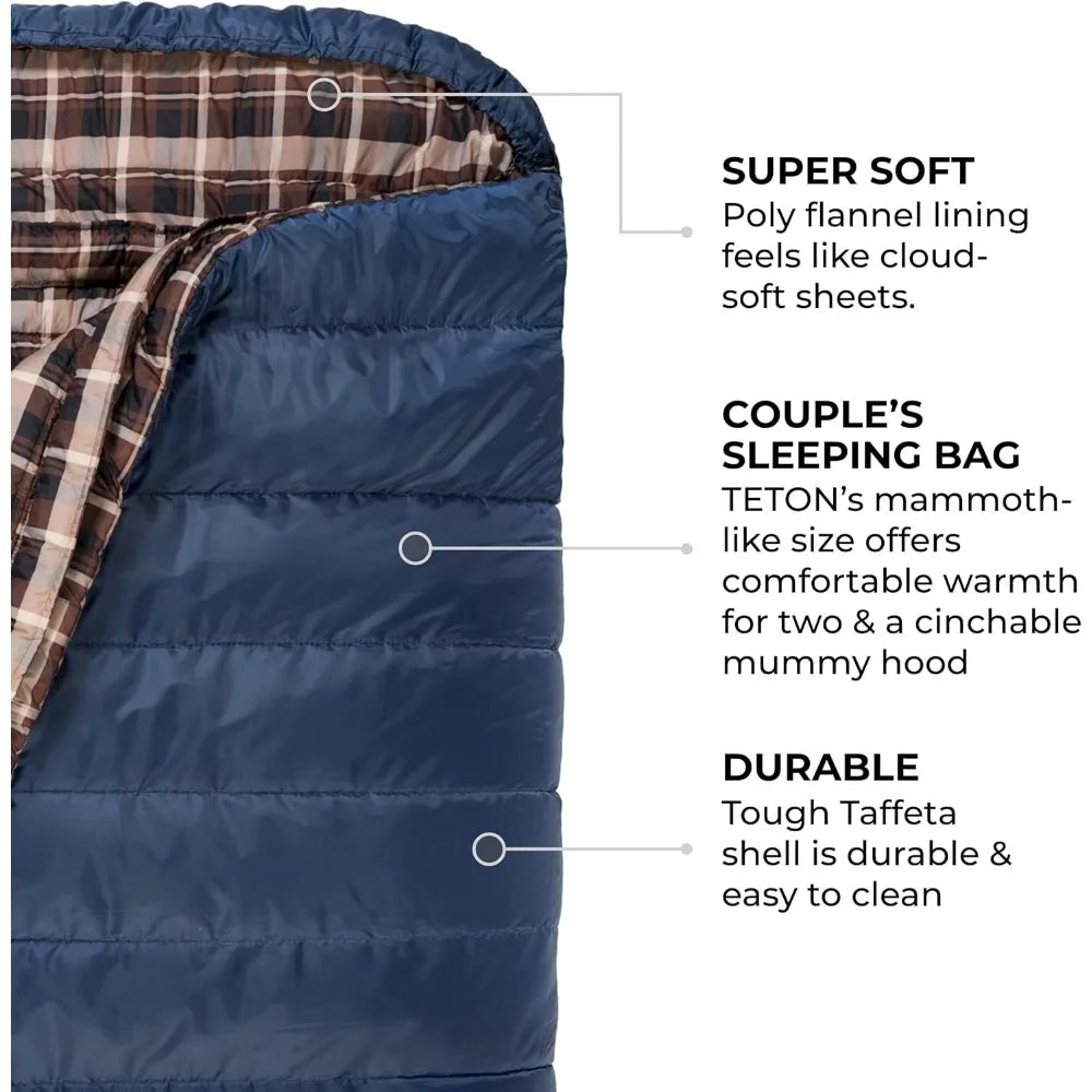 20 Degree and 0 Degree Sleeping Bags, Double Sleeping Bag,  Great Sleeping Bag