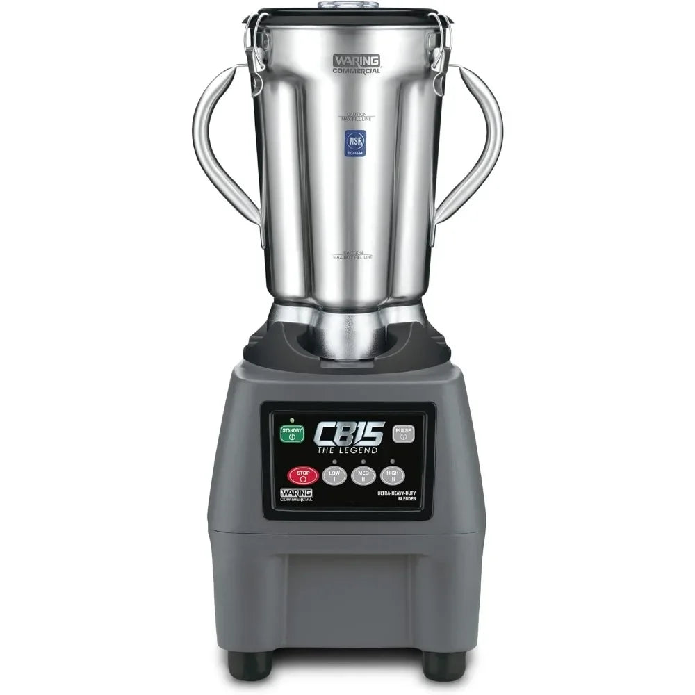 Commercial CB15 Ultra Heavy Duty 3.75 HP Blender, Electric Touchpad Controls with Stainless Steel