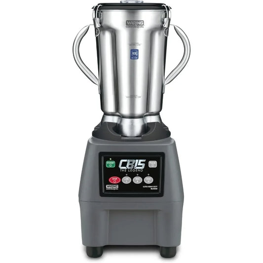 Commercial CB15 Ultra Heavy Duty 3.75 HP Blender, Electric Touchpad Controls with Stainless Steel