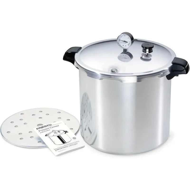 Presto 01781 Pressure Canner and Cooker, 23 qt, Silver