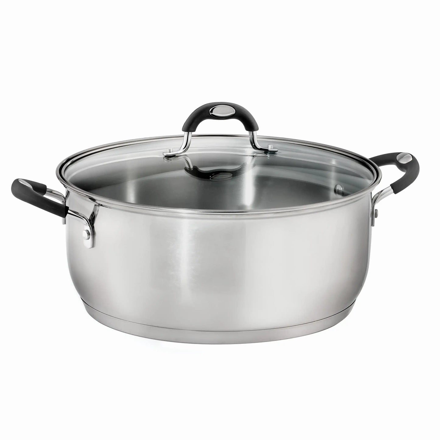 Gourmet 9QT Dutch Oven Stainless Steel - Perfect for Chefs & Family Cooking | Soups, Stews, Braising