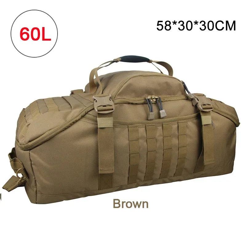 40L 60L 80L Molle Tactical Backpack Large Duffle Bags for Camping Hunting Fishing