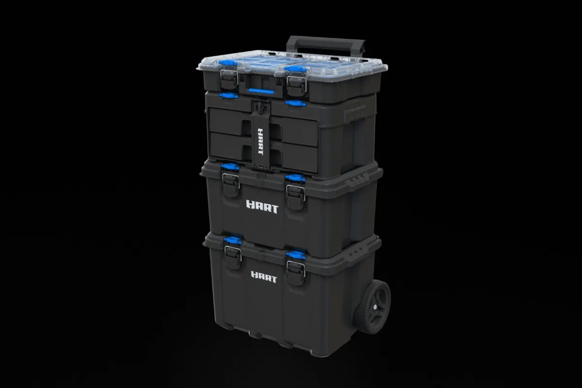 Hart Stack System Two Drawer Tool Box, Fits Hart's Modular Storage System, Top Box w/2 drawers only