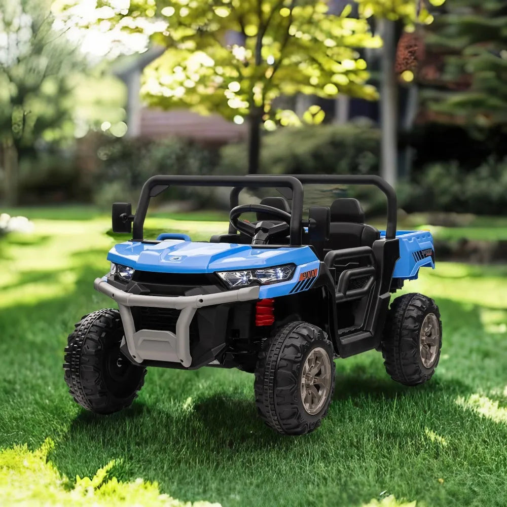 24V Kids Electric Car 2 Seat Ride UTV Equipped with 2x200W Motor with Dump Bed/Shovel w/Remote