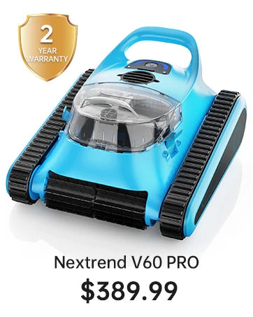 Pool Vacuum Cordless Pool Cleaners/In or Above Ground Pool/Wall Floor Waterline 180W Powerful