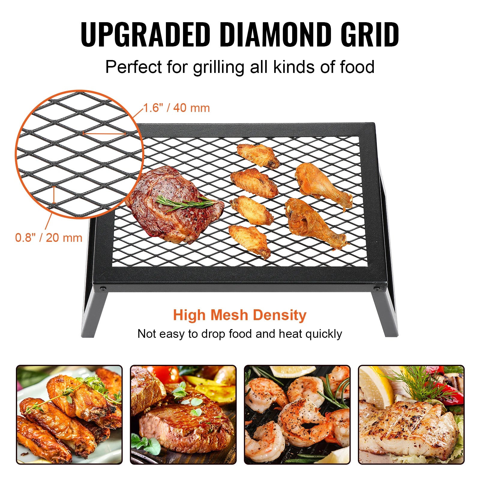 VEVOR 18/24in Outdoor Barbecue Charcoal Grill - My Store