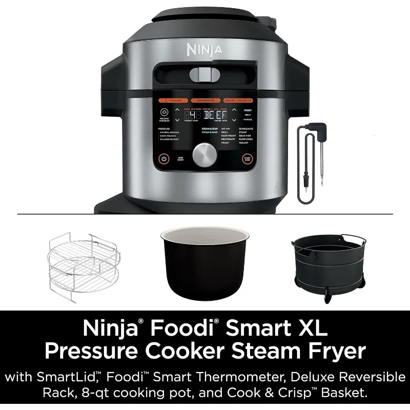 Ninja OL501 Foodi 6.5 Qt. 14-in-1 Pressure Cooker Steam Fryer with SmartLid, that Air Fries - My Store