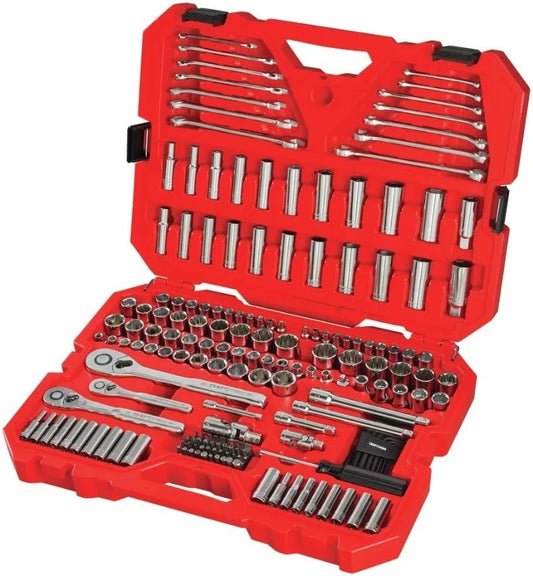 Mechanics Tool Set, SAE/Metric, 189-Piece (CMMT12034)