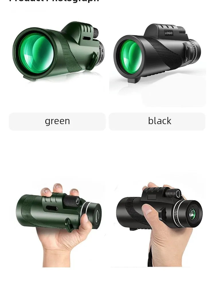 Portable Zoom HD 5000M Telescope Folding Long Distance Mini Powerful Telescope for Hunting Sports