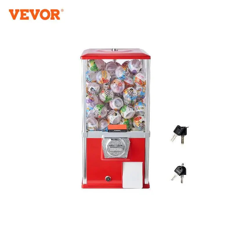 VEVOR 21" Gumball Machine for Kids Home Vending Machine PS Bouncy Balls Dispenser Hold 180 Capsules