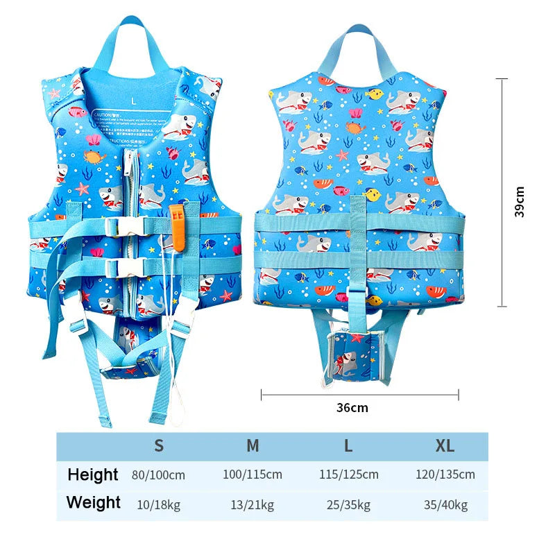 Oulylan Buoyancy Vest Child Vest Swimmer Jackets Life for Kids