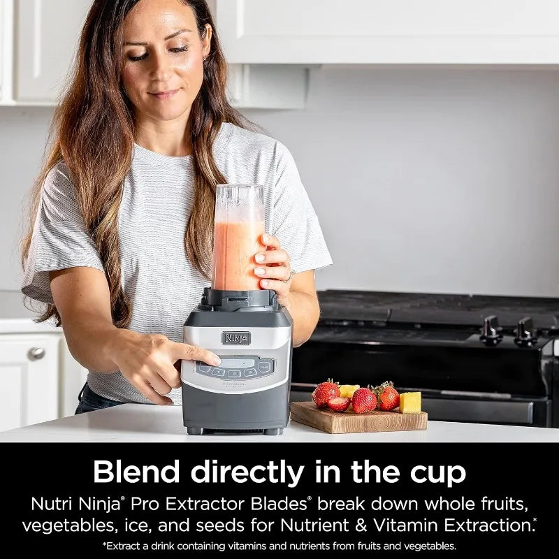 Ninja NJ601AMZ Professional Blender w/1000-Watt Motor & 72 oz Dishwasher-Safe Total Crushing Pitcher