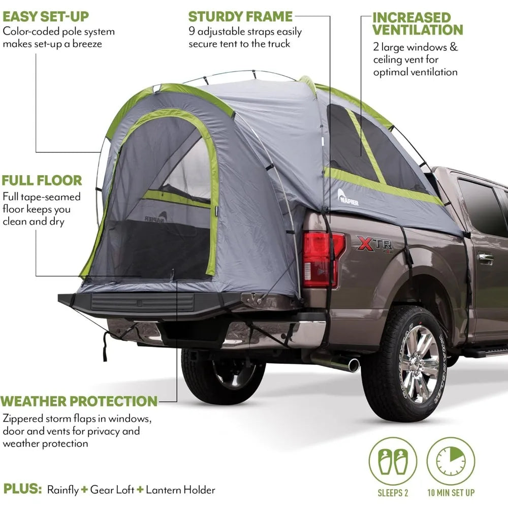 Backroadz Truck Bed with Waterproof Material Coating, Comfortable and Spacious 2 Person