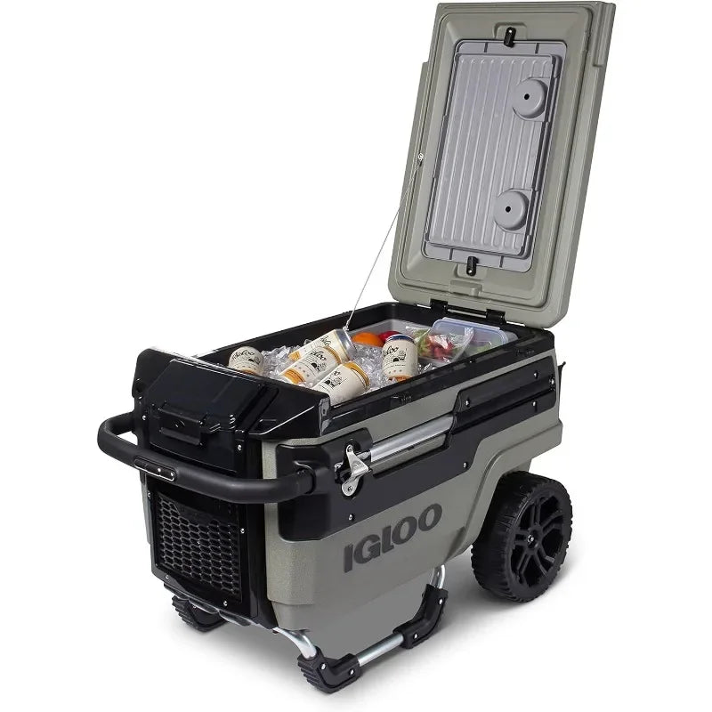 Igloo 70 Qt Premium Trailmate Wheeled Rolling Cooler