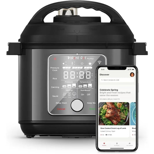 Instant Pot Pro Plus Wi-Fi Smart 10-in-1, Pressure Cooker, Slow Cooker, Rice Cooker, Steamer, Sauté