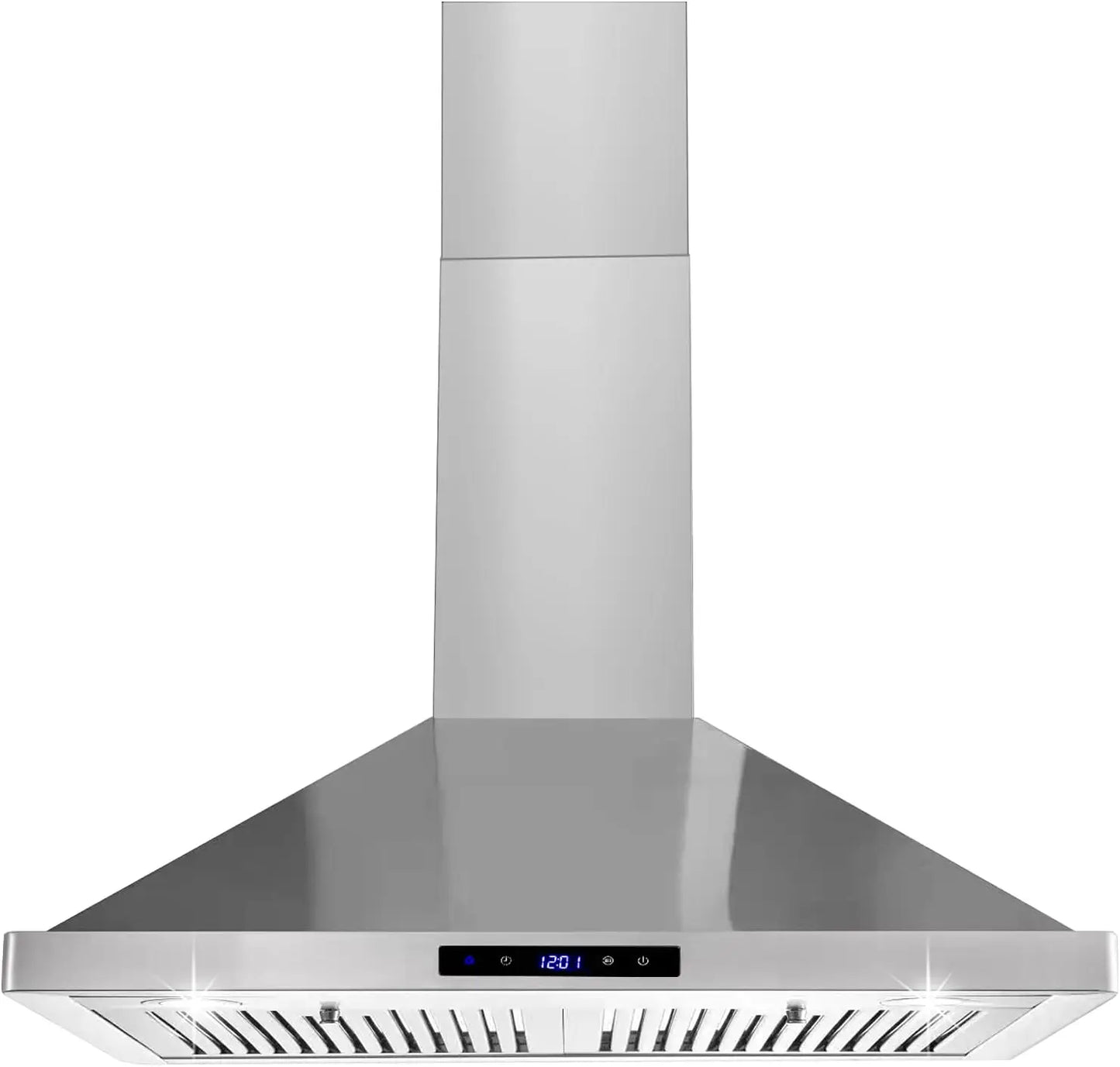 Wall Mount Kitchen 30" Duct Convertible Range Hood 700CFM, 3 Speed/LED Light Range Hood USYS0375A