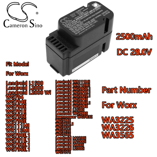 Worx Landroid L1500, L2000,L2000 Wi, WG794 WG794E WG790E WG791E WG792E WG796E WR111MI