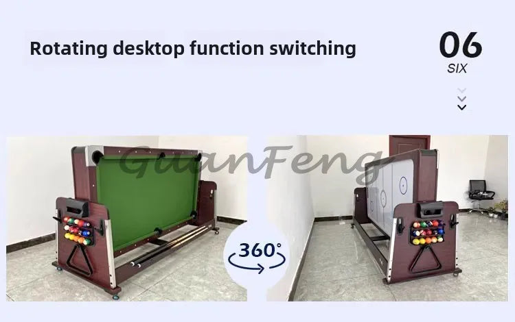 Four-in-one Pool Table Multi-function Automatic Household Indoor Table Tennis Table Two-in-one