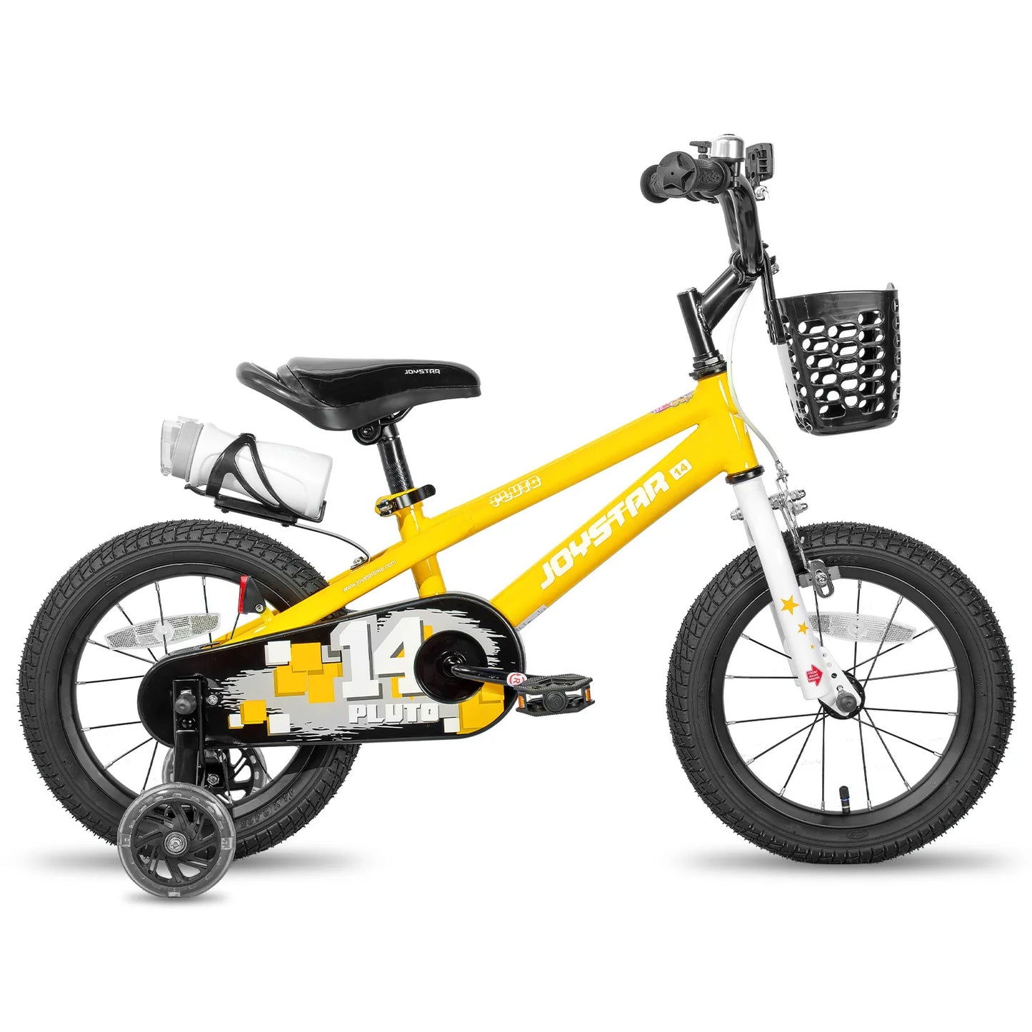 JOYSTAR 12 14 16 18 20 Inch Kids Bike with Light Up Training Wheels, Kids' Bicycle Age 3-12 Years
