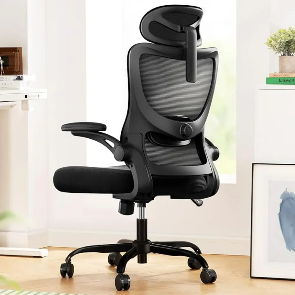 Office Computer Desk Chair w/High Back Mesh and Adjustable Lumbar Support Rolling Swivel Chair