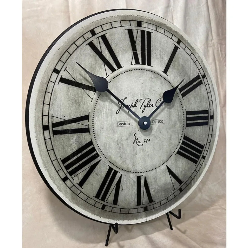 Ultra Quiet Quartz Wall Clock - Handcrafted in USA with Vibrant Colors, (18-Inch)