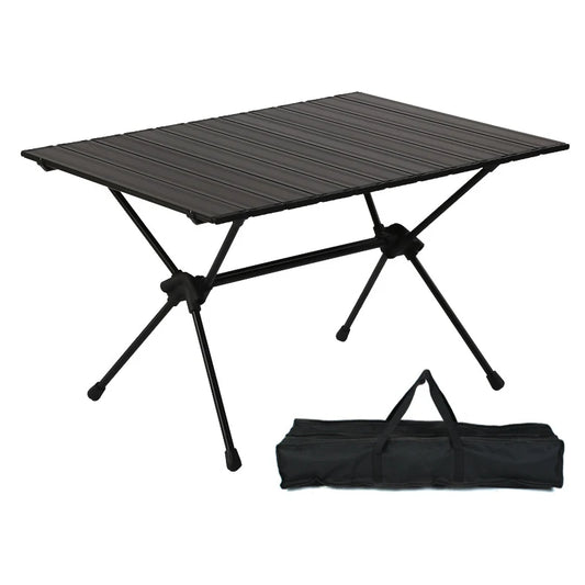 75cm Folding Table Split Leg Adjustment Outdoor Camping Egg Roll Table Portable Aluminum Alloy