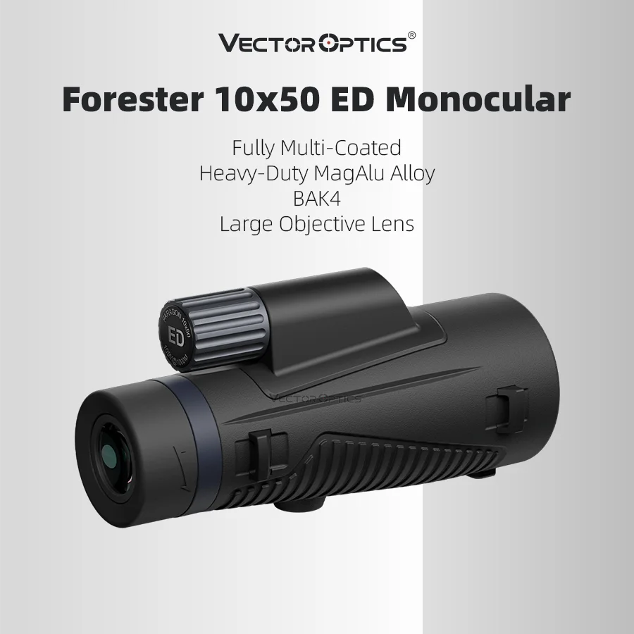 Vector Optics 10X50 Ed Monocular Maifeng Long Range Ed Telescope Bak4 Phase Correction Coated