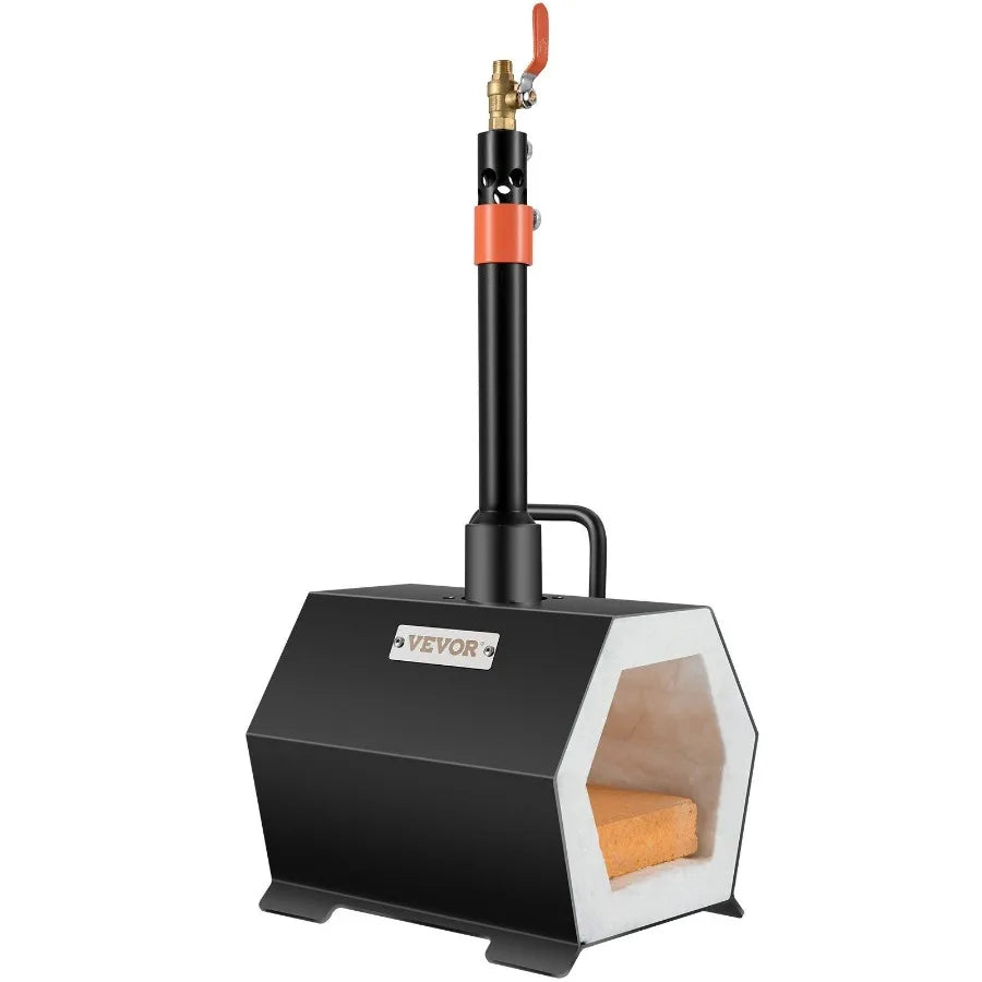 Propane Forge Portable Single Burner Tool and Knife Making Large Capacity Blacksmith Farrier Forges