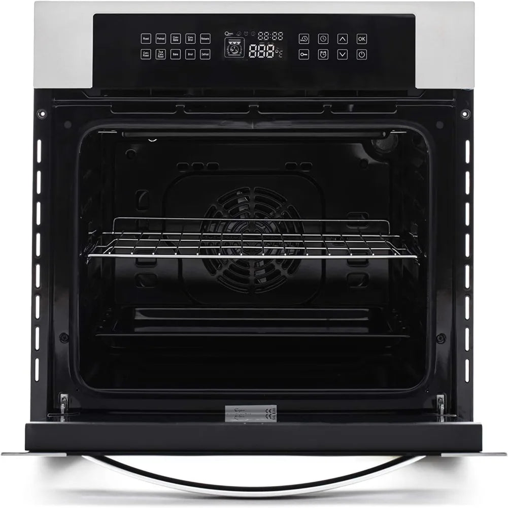 Empava 24" Electric Convection Single Wall Oven 10 Cooking Functions Deluxe 360° ROTISSERIE