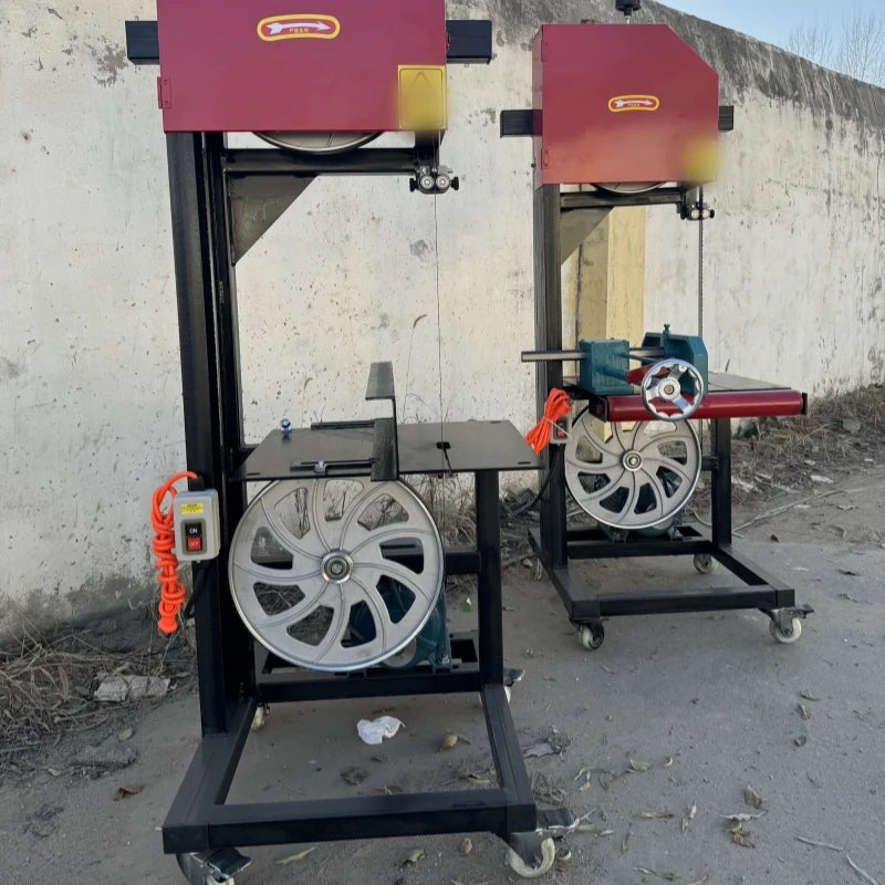 Multi Function Electric Woodworking Band Saw For Curve Cutting Small Log Slicing Panel Cutting