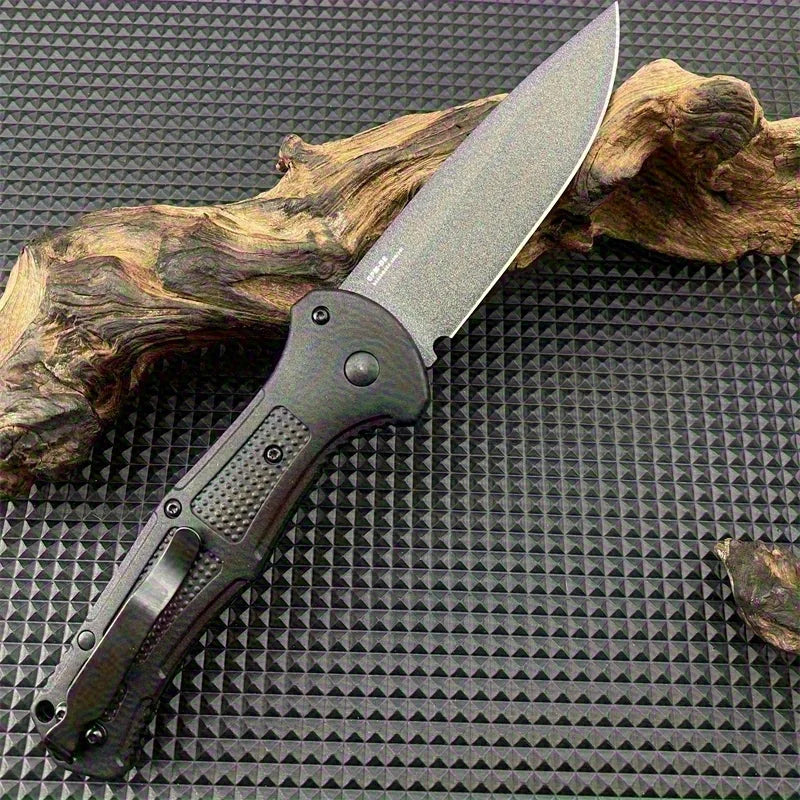 BENCHMADE BM 9070 Folding Pocket Knife Drop Point Plain Blade Grivory Handle