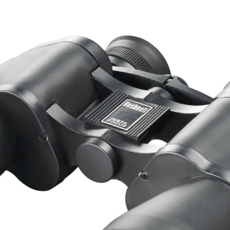 Bushnell Falcon 10x50 Wide Angle Binoculars in Black for Outdoor Viewing High Clarity Optics Rubber
