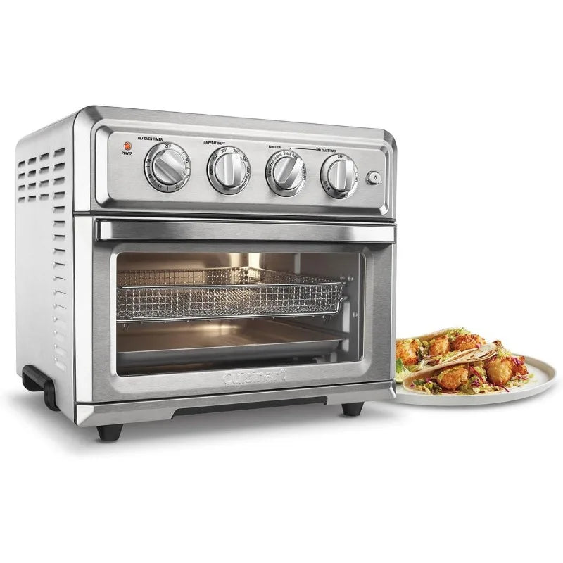 CUISINART Air Fryer + Convection Toaster Oven, 7-1 Oven, Stainless Steel, TOA-60