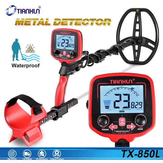 TIANXUN TX-850L Metal Detector Professional Underground Depth Metal Detector Gold Treasure Hunter