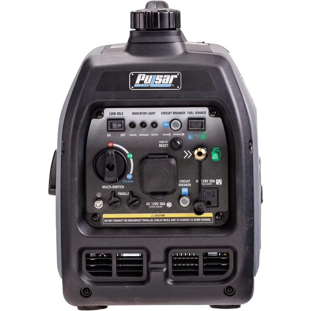 Pulsar Products GD400BN, 4000W Portable super-quiet Dual Fuel & Parallel Capability, RV-Ready