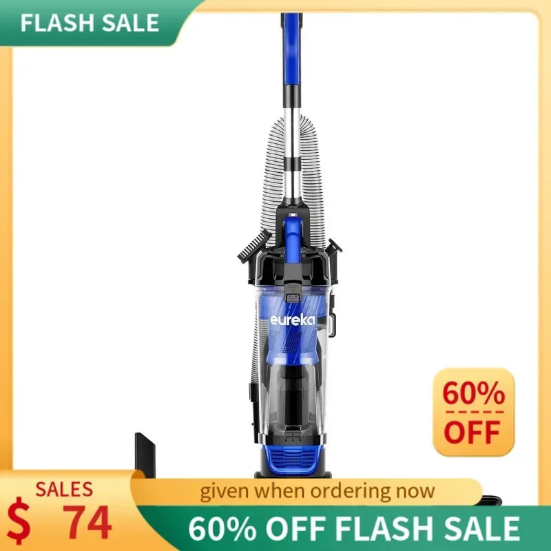 QWEureka Lightweight Powerful Upright Vacuum Cleaner for Carpet and Hard Floor,PowerSpeed