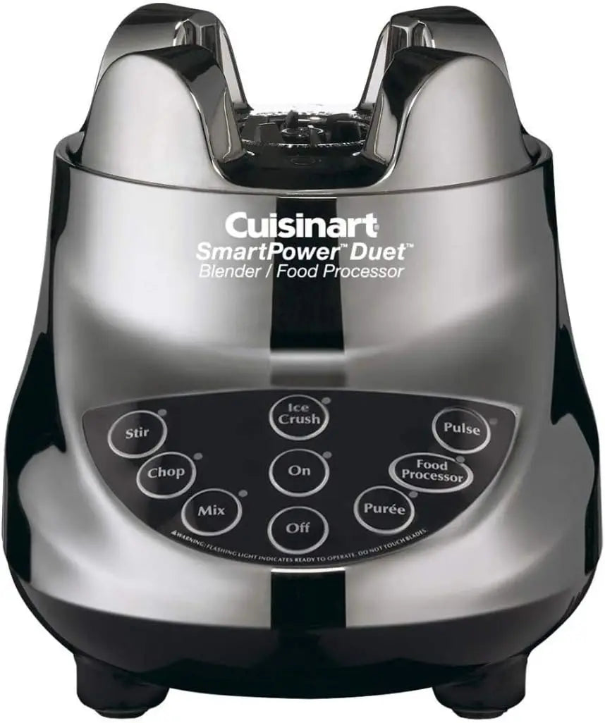 CUISINART BFP-703BC Smart Power Duet Blender/Food Processor, Brushed Chrome, 3 cup, count of 6