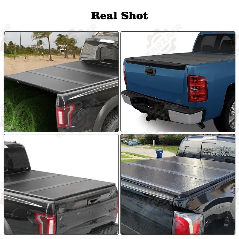 5FT FRP Hard Tri-Fold for 2016-2024 Tacoma Tonneau Cover Truck Bed 60.5inch