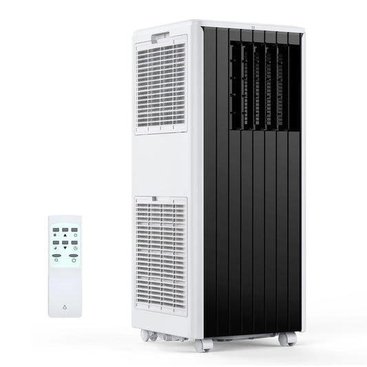 ADOOLLA Portable Air Conditioners 8000 BTU, 3-In-1 AC Cooling Unit, 2 Speeds, 24H Timer, Low noise